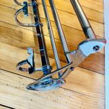 Vintage train wall coat rack 1930 brass