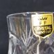 6 thick cut crystal wine glasses ff crystal hand