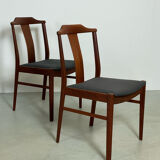 Chaises à manger danoises du milieu du siècle des années 1960