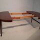Table à manger scandinave en teck vintage