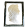 Profile of a young man in the style of antique marble.