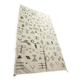 Azilal rug with geometric diamonds