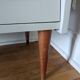 Vintage chest of drawers with spindle legs