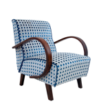 A pair of Art Deco armchairs from the 1930s. Armchairs designed by J. Halabala.