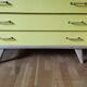 Vintage chest of drawers restyled feet compass