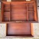 Traveling mahogany dressing table, working woman, Victorian charm - 19th century.