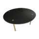 Black and brass style coffee table