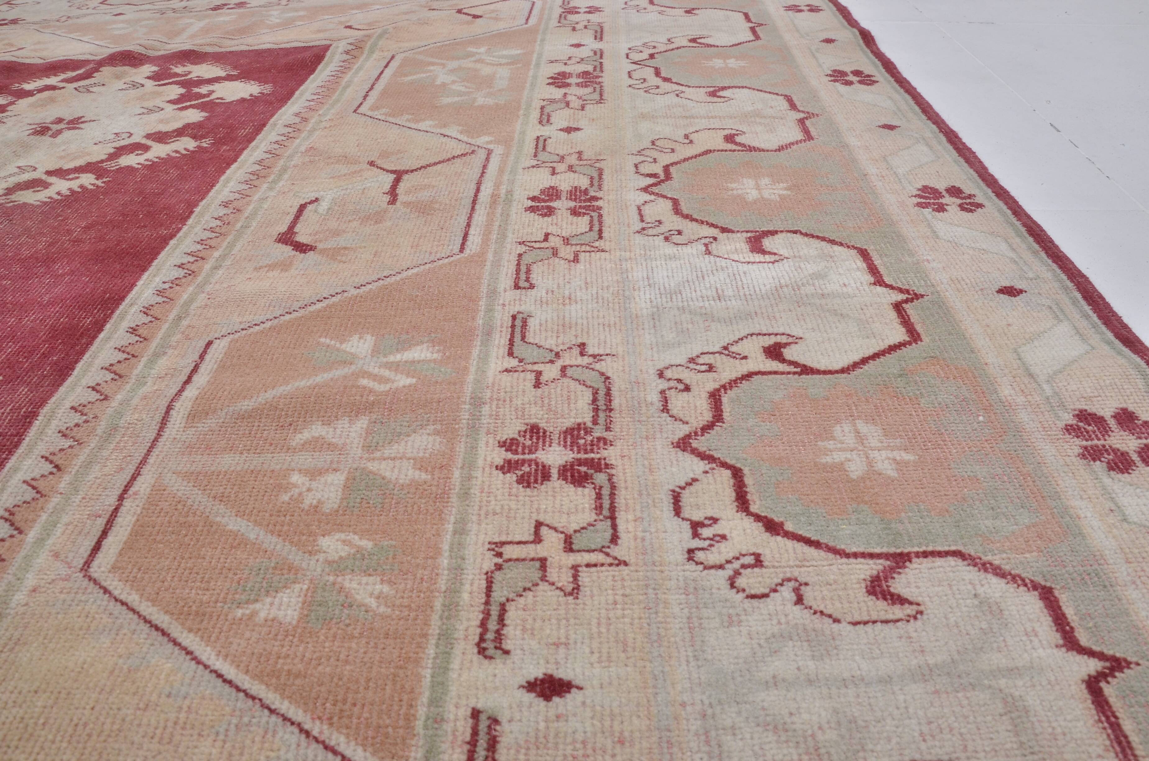 Oversize Anatolian Turkish Floral Rug sku 892