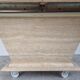Vintage travertine hidden bar coffee table, 1970s