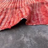 Red Moroccan carpet - 84 x 197 cm