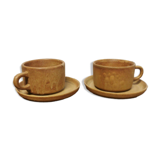 Duo of stoneware lunches