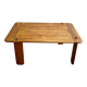 Coffee table in blond wood signed Alain Gaubert (20th century)