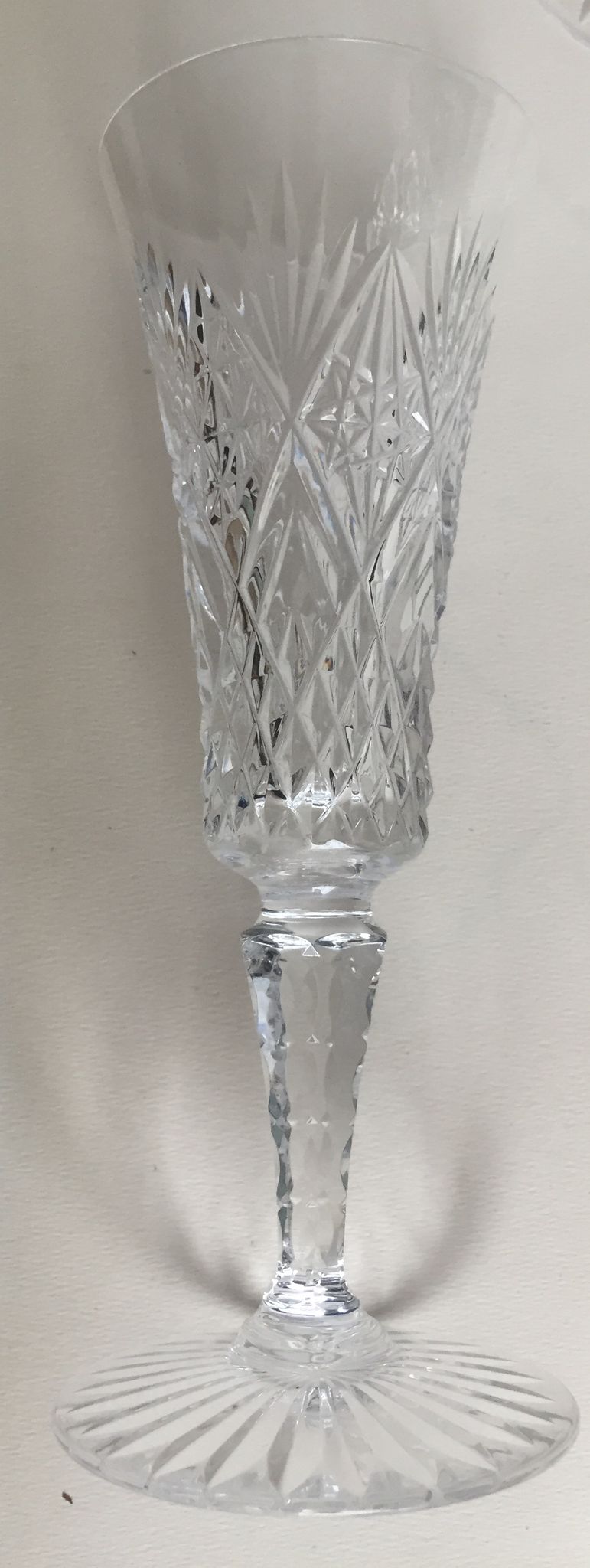 Ensemble de 6 flutes à champagne Saint Louis
