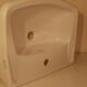 Vintage 60s sink in enamelled sandstone