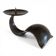 Bauhaus Sculptural Bronze Candlestick by Benno Meyer, 1930