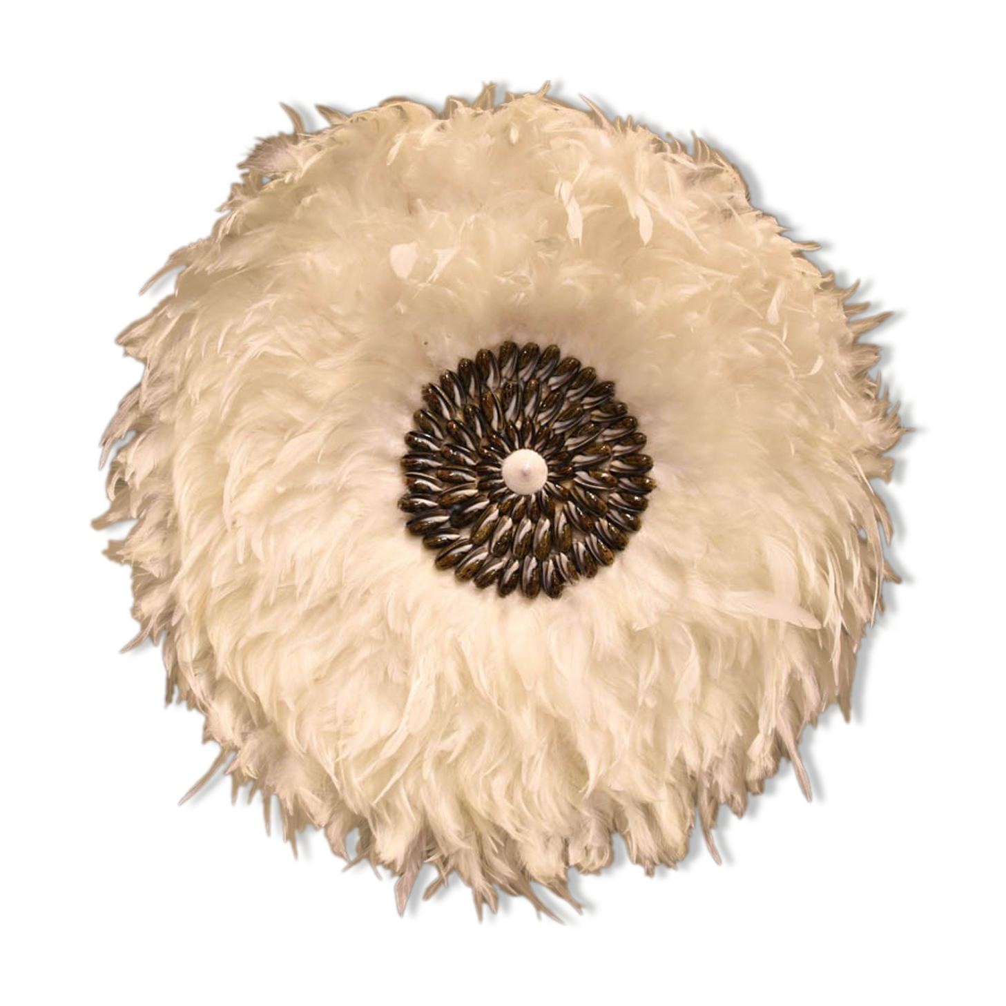 Juju hat brown and white