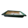 Pot bonsaï rectangulaire céramique émaillée vert