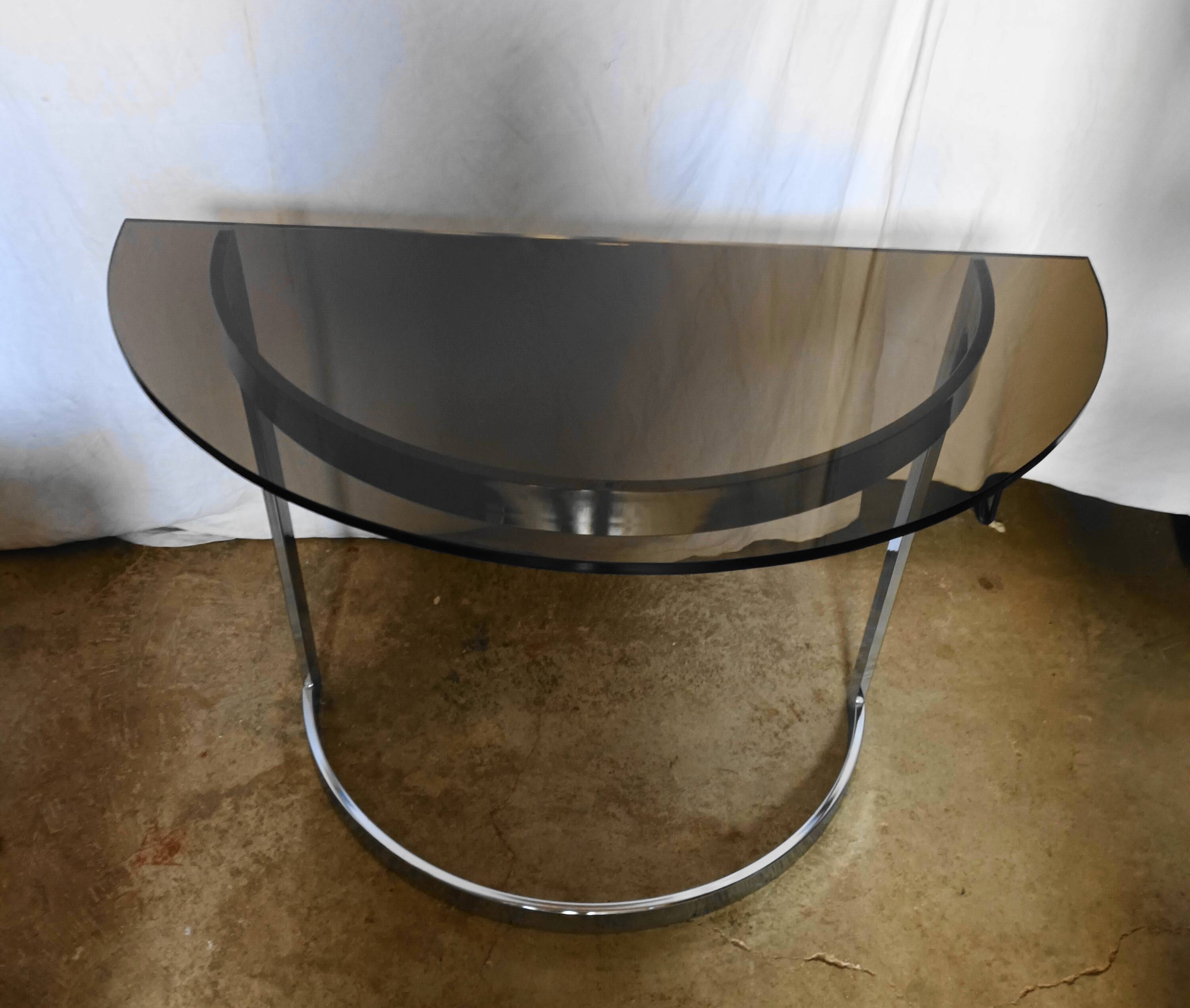 Half-moon console from the 70s