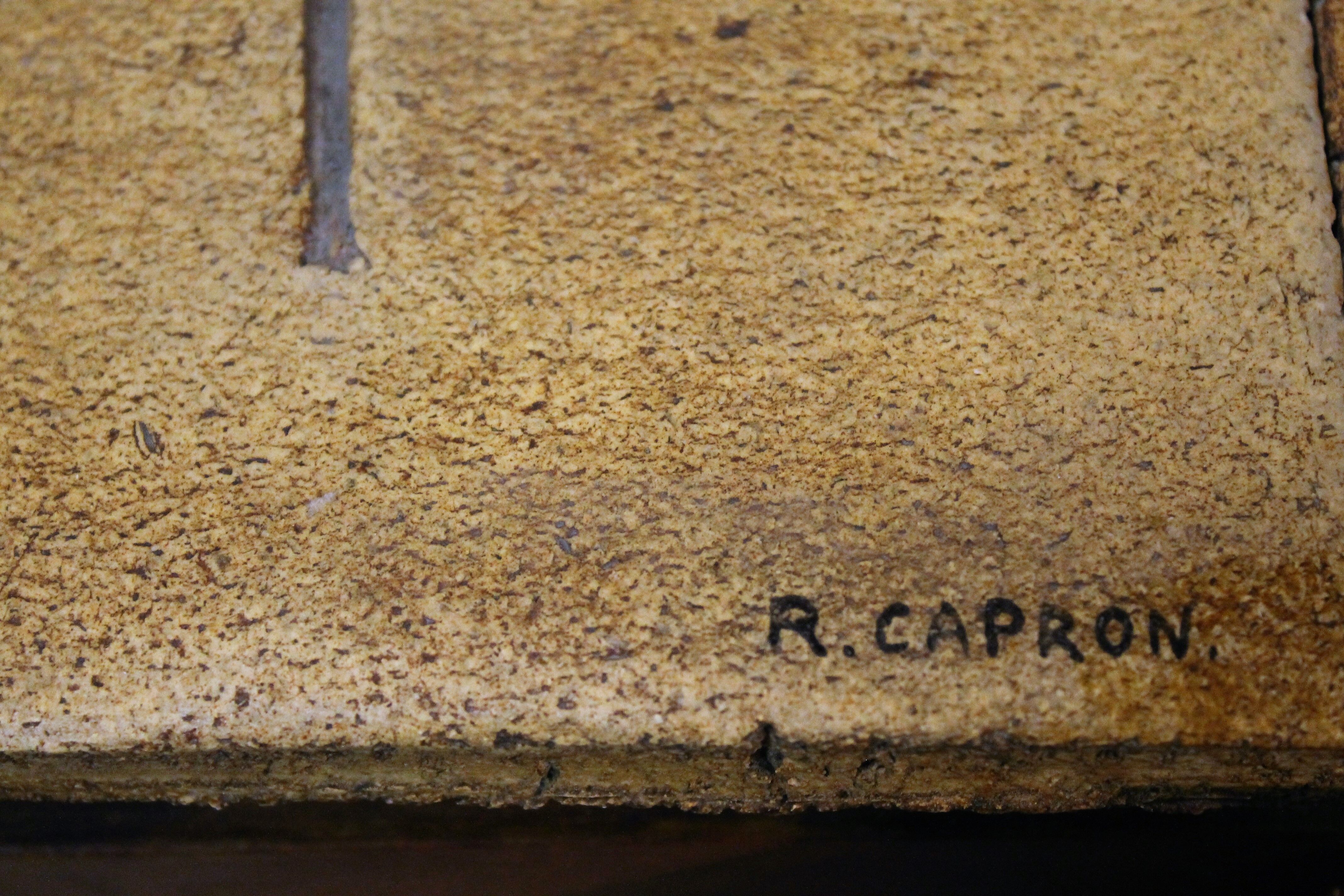 Ceramic coffee table Capron 1960