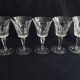 Set of 5 crystal water glasses of Saint Louis Camargue model