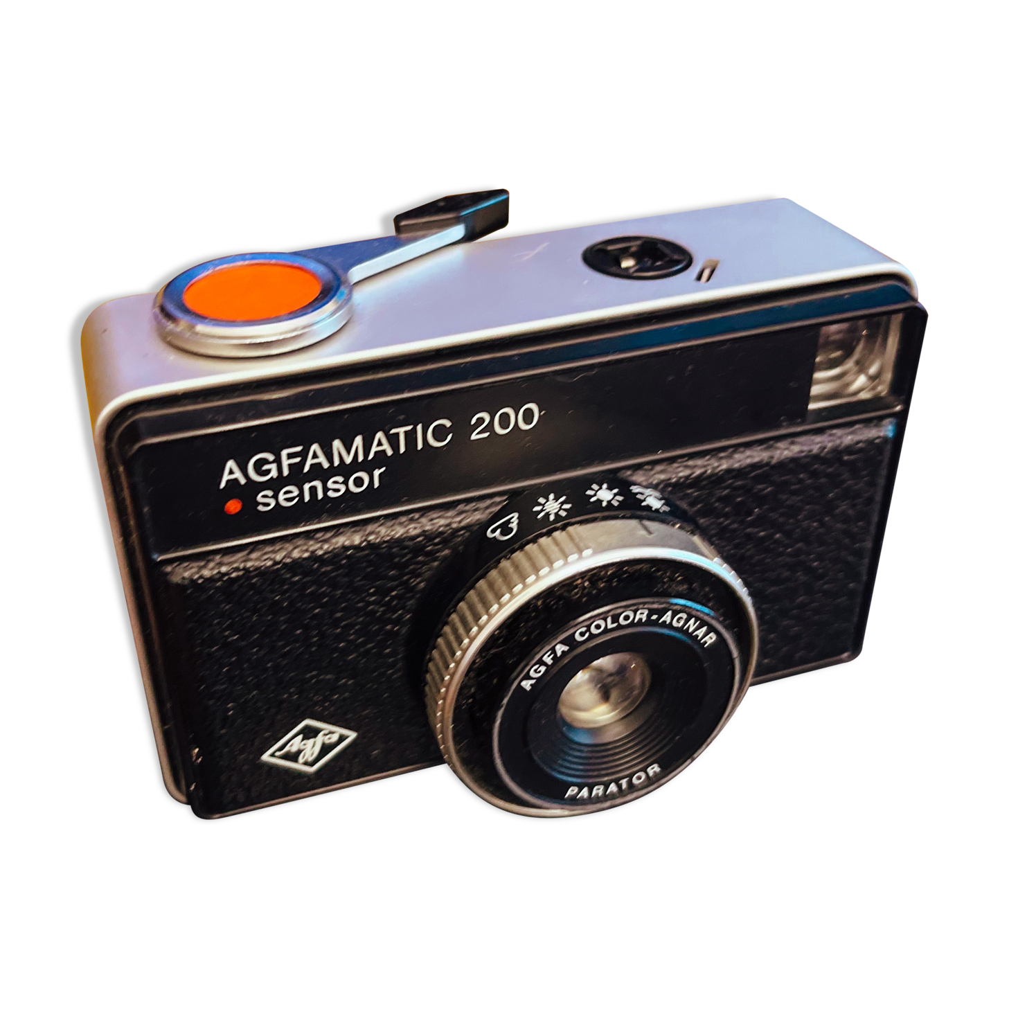 Old vintage camera Agfamatic 200 sensor