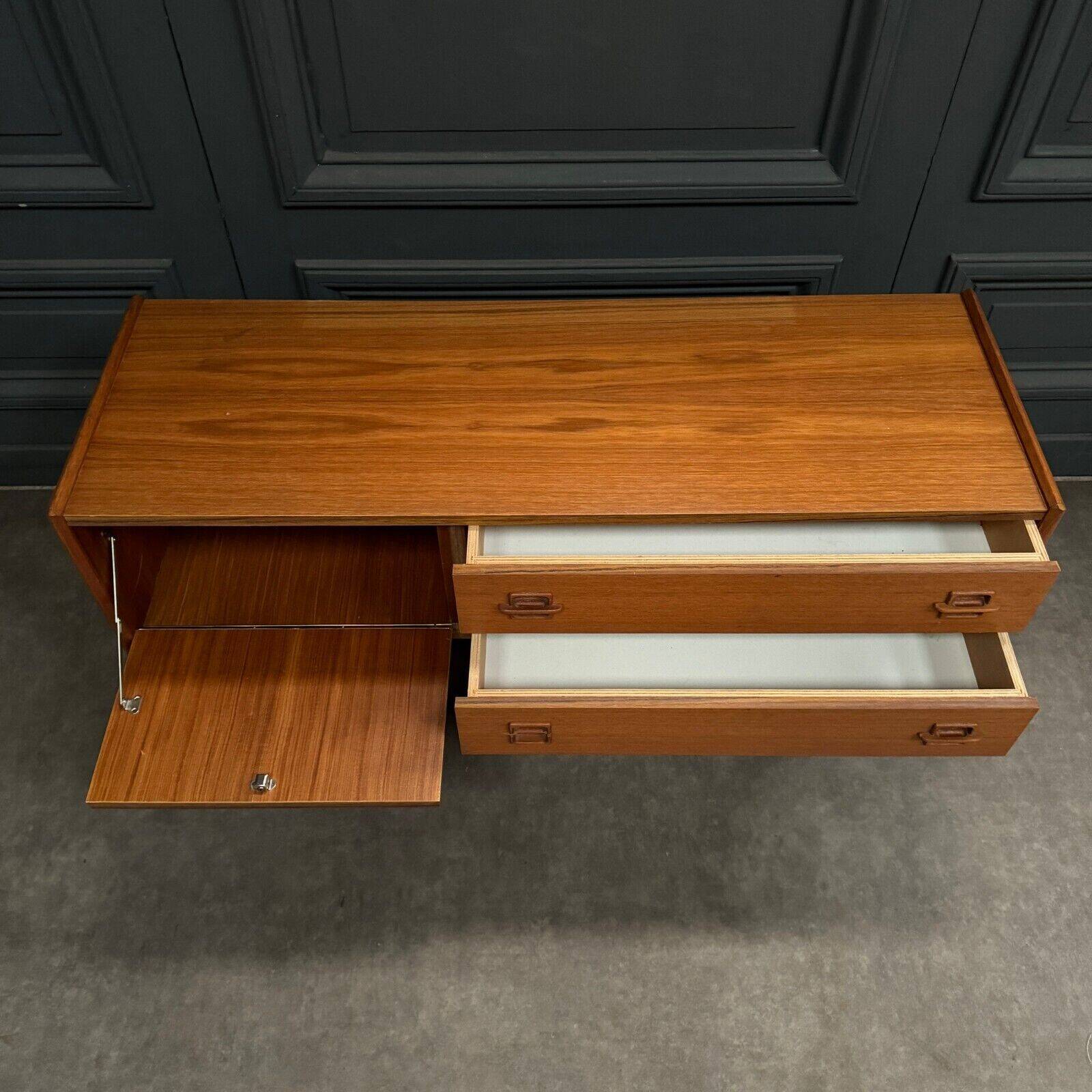 Scandinavian sideboard with 2 drawers, 1960