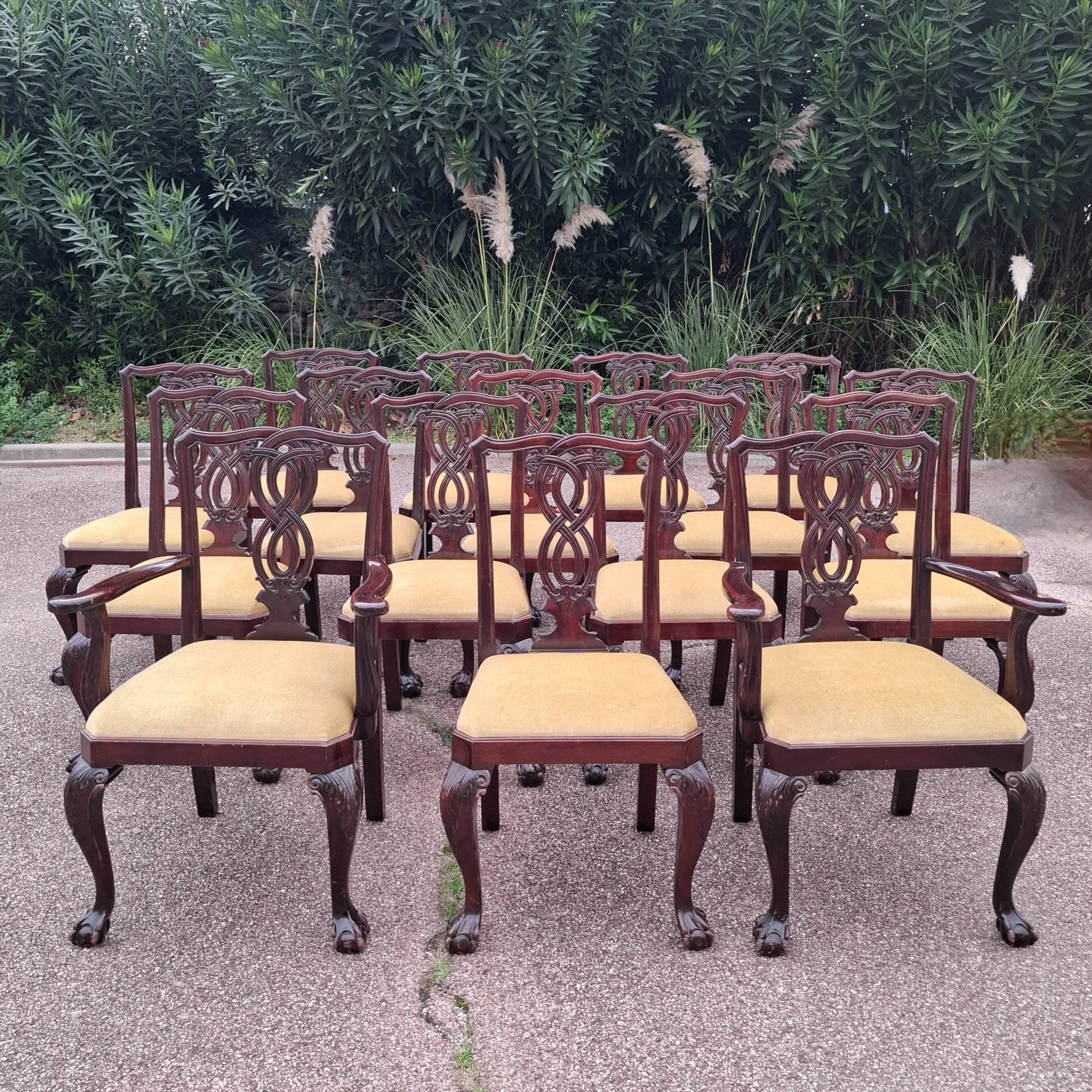 Chippendale style chair sets