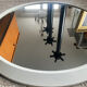 Miroir rond vintage des années 70