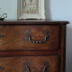 Commode arbalète campagnarde en chêne xxème