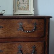 Chest of drawers country crossbow in oak xxth century