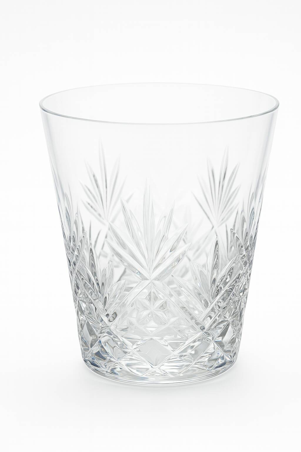 Set of 4 Saint-Louis crystal whiskey glasses – Florence model – Signed