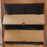 Art Deco style solid wood storage unit - mid 20th century