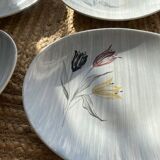 Set de 6 assiettes plates Salins Caraïbes
