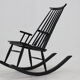 1960s Varjosen Puunjalostus beech rocking chair, Finland