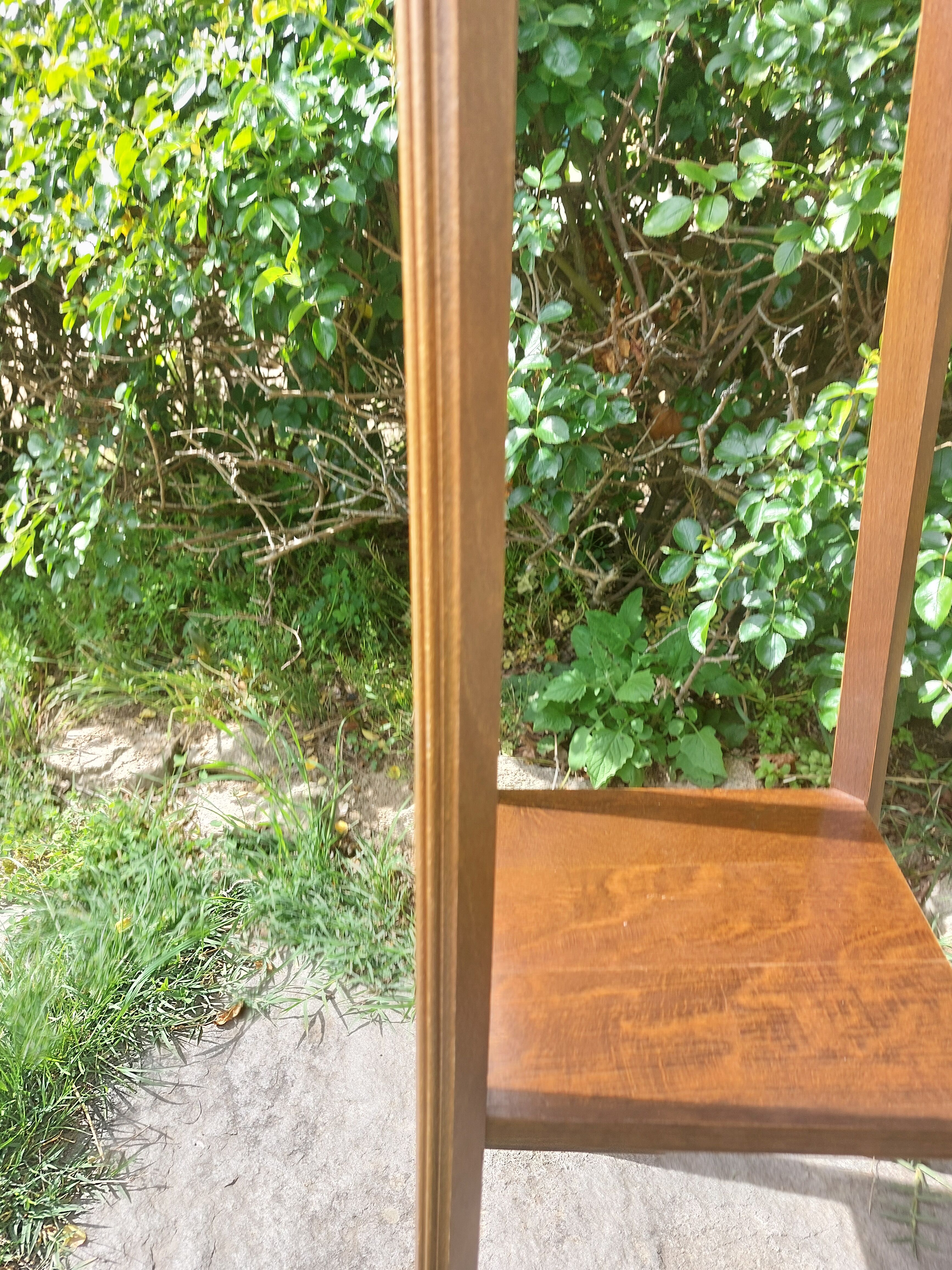 high wooden stool