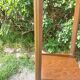 high wooden stool