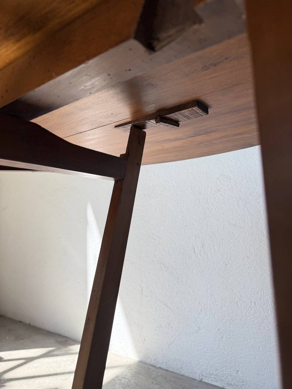 1950s oak winegrower's table