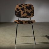 Printed Faux Fur Chair