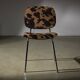 Chaise en fausse fourrure imprimée