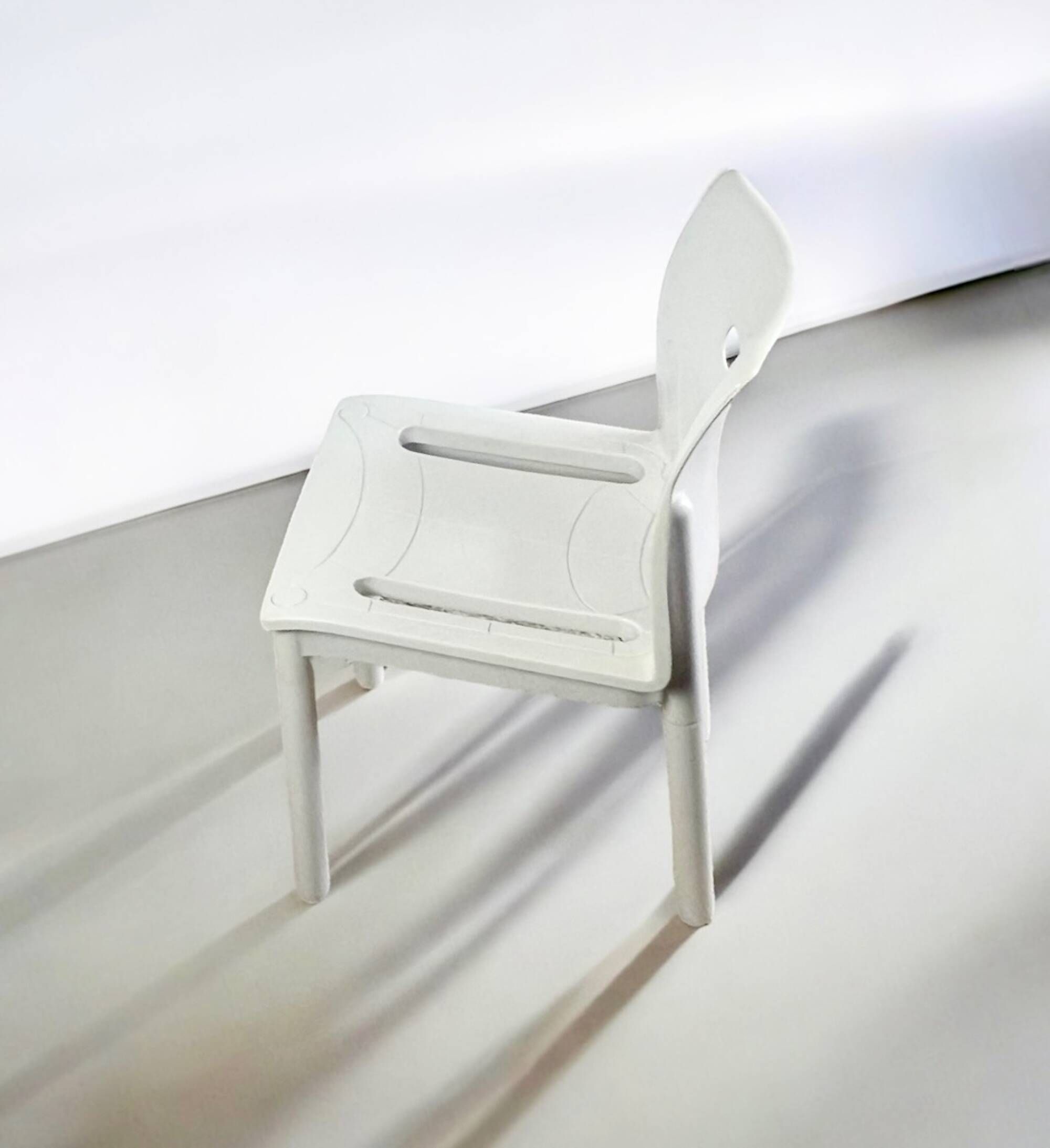 Vintage Dining Chair 4870 by Anna Castelli Ferrieri for Kartell, 1980s