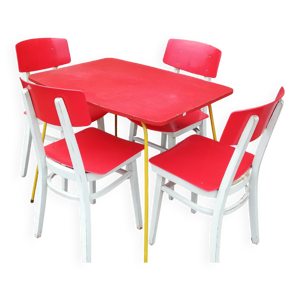 lot de 4 chaise et une