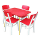 Lot de 4 chaise et une table vintage , années 70