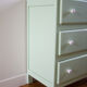 Commode vintage vert d'eau