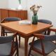 Set of four teak chairs, Danish design, 1960s, designer: Ejner Larsen & Aks