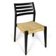 Scandinavian wooden and rope chairs