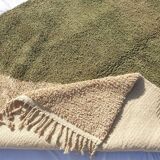 Tapis olive marocaine en laine 150cmx250cm
