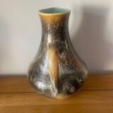 Vase en grès émaillé numéroté.