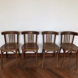 Suite 4 chaises bistrot