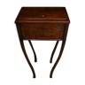 Early victorian mahogany sewing table / box side table