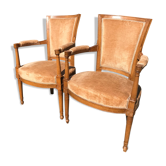Paire de fauteuils époque Empire